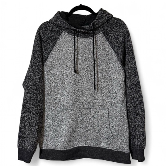 Men's Gray and Black Hoodie - Picture 1 of 6